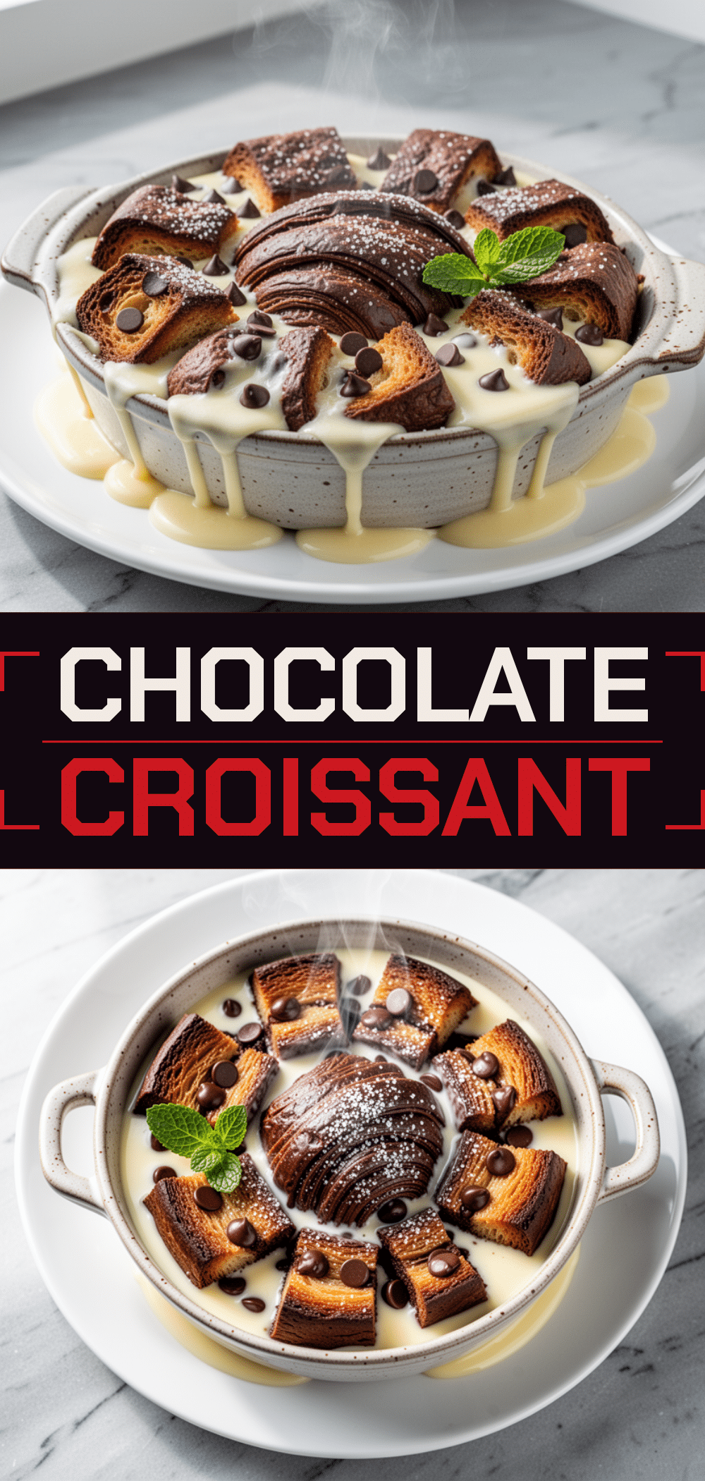 Chocolate Croissant Bread Pudding: Easy 10-Minute Dessert 5 chocolate croissant bread pudding recipe