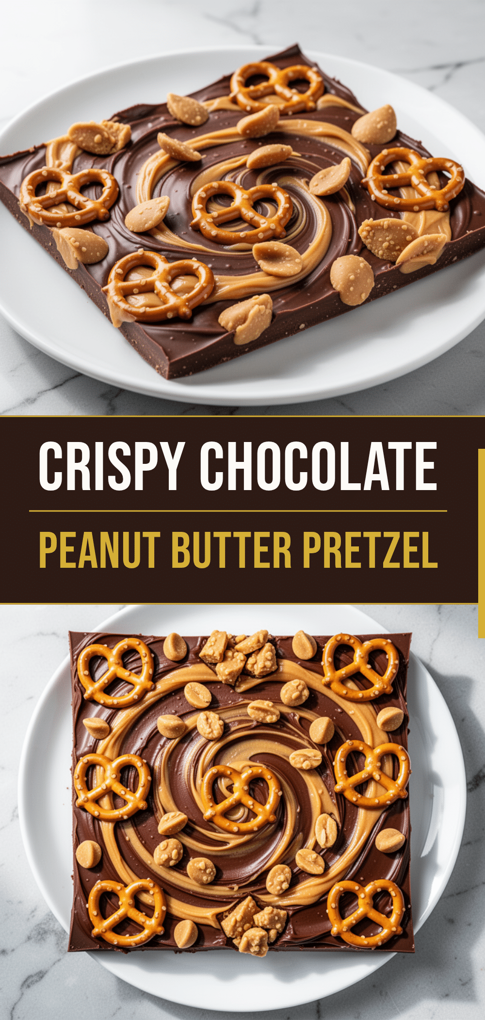Chocolate Peanut Butter Pretzel Bark: Easy 3-Ingredient Game Day Treat 5 chocolate peanut butter pretzel bark recipe