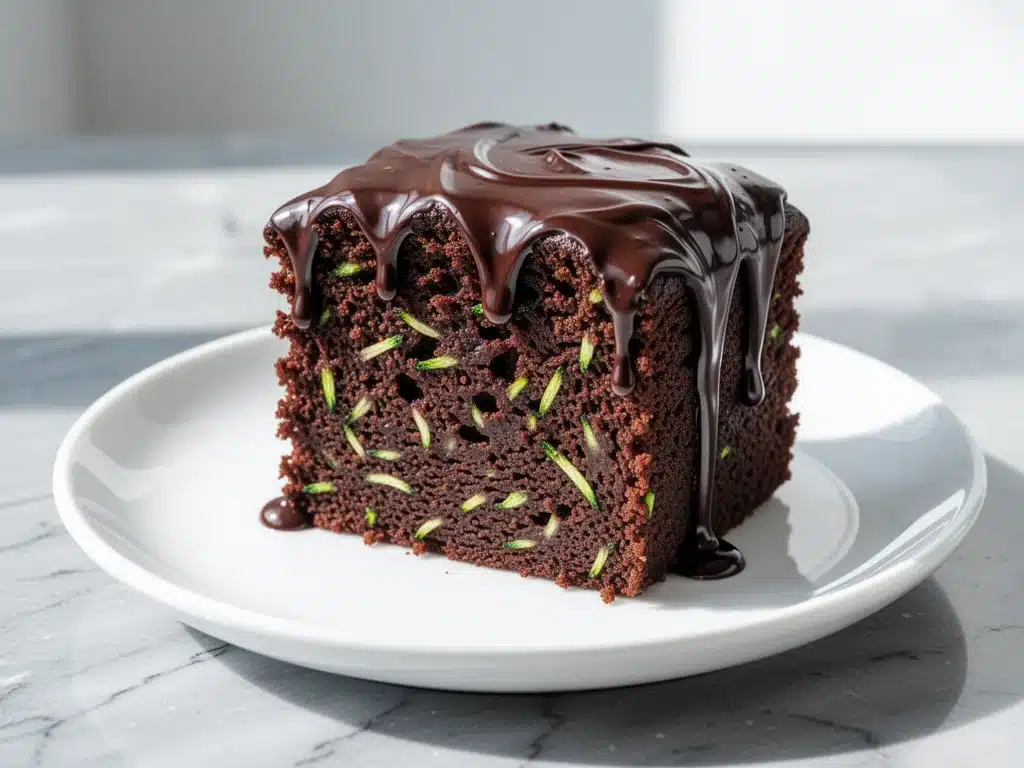 chocolate zucchini cake - featured image