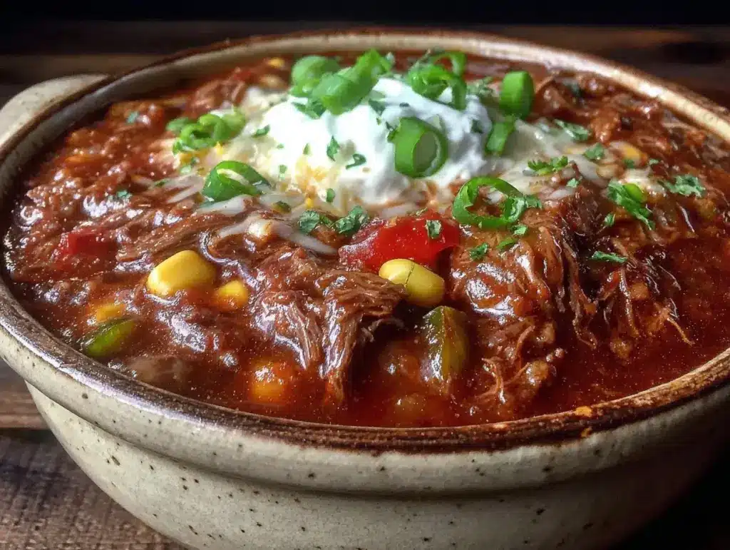 classic beef and vegetable chili no bean - featured image