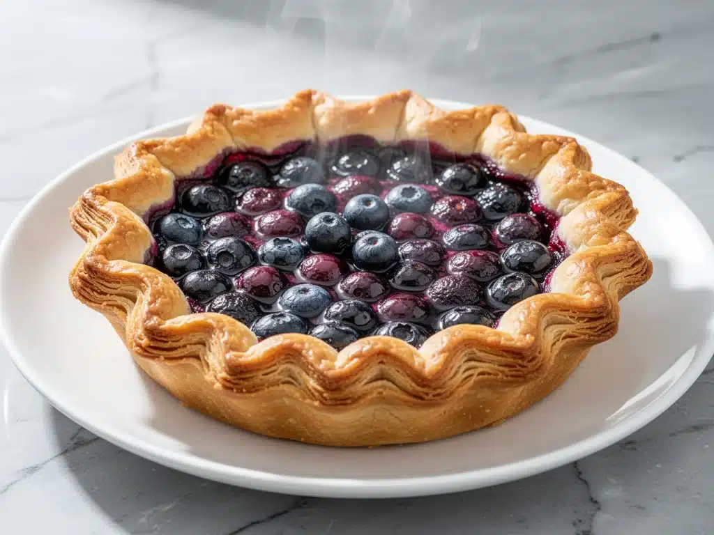 classic blueberry pie - featured image
