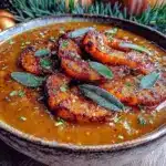 creamy roasted butternut squash soup - featured image