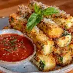 crispy baked zucchini fries - featured image