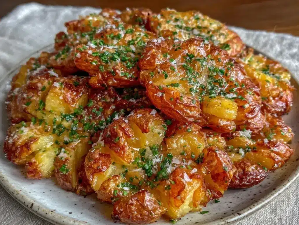Home 2 crispy smashed potatoes - featured image