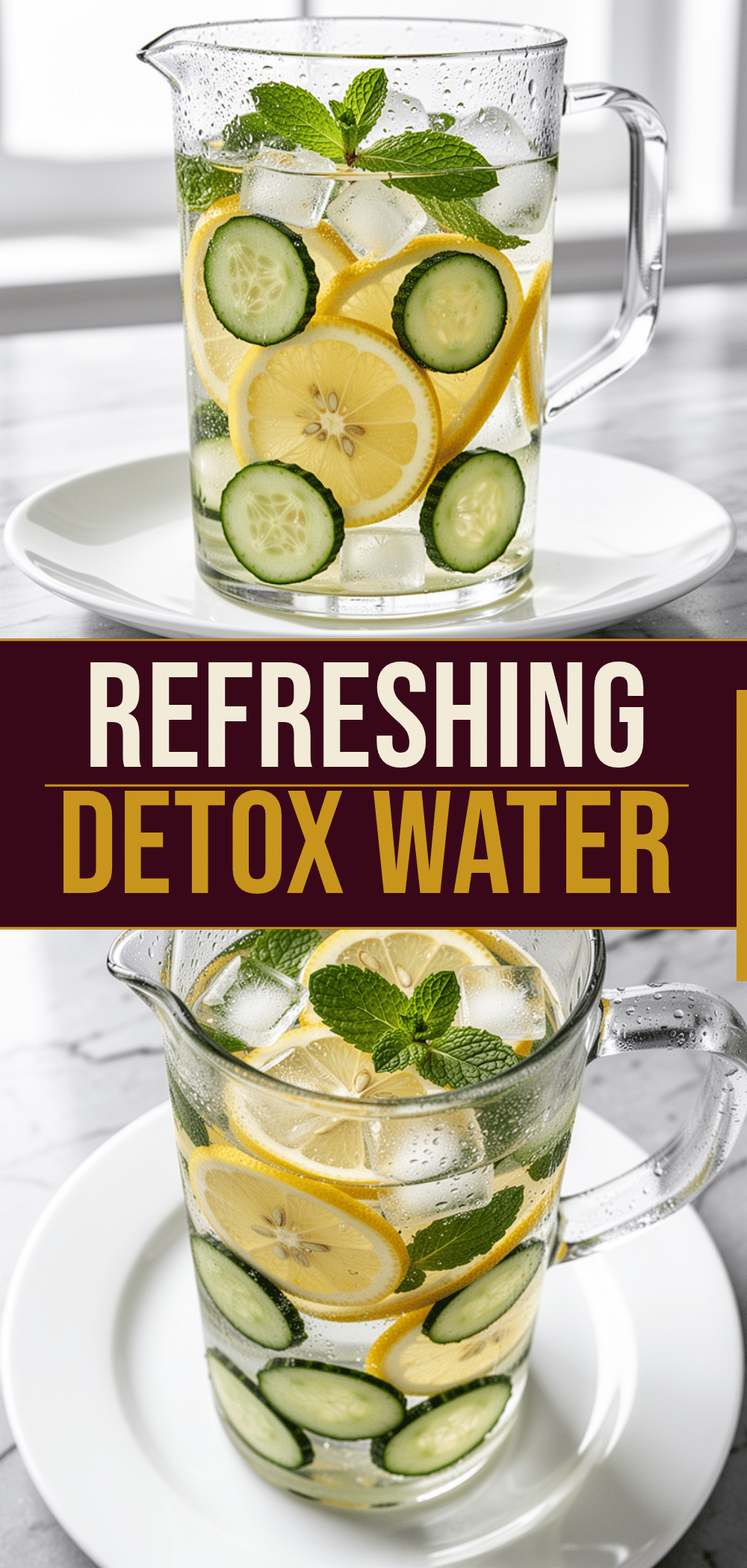 Cucumber Mint Lemon Detox Water: Best Easy Summer Recipe 5 cucumber mint lemon detox water recipe