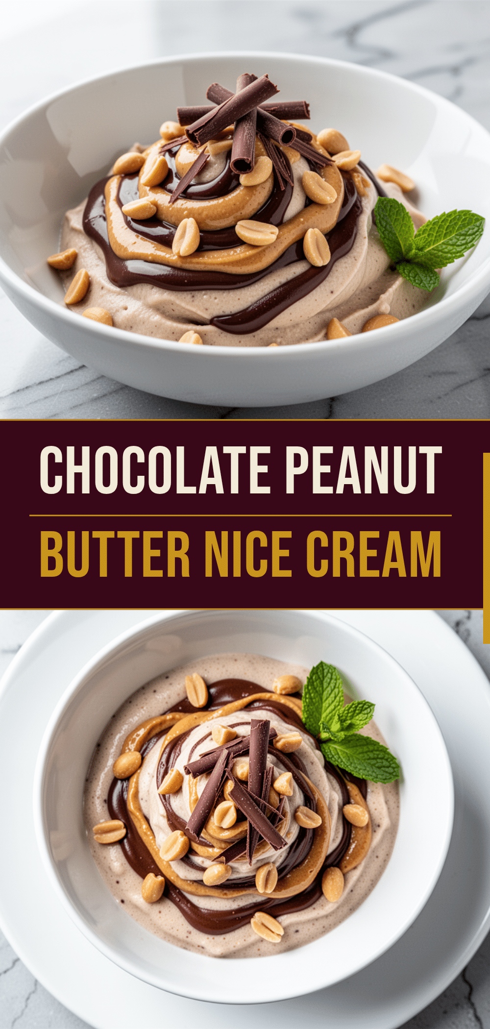 Dairy-Free Chocolate Peanut Butter Nice Cream: 3-Ingredient Easy Recipe 5 Dairy-Free Chocolate Peanut Butter Nice Cream recipe