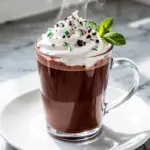 dairy-free chocolate peppermint hot cocoa - featured image