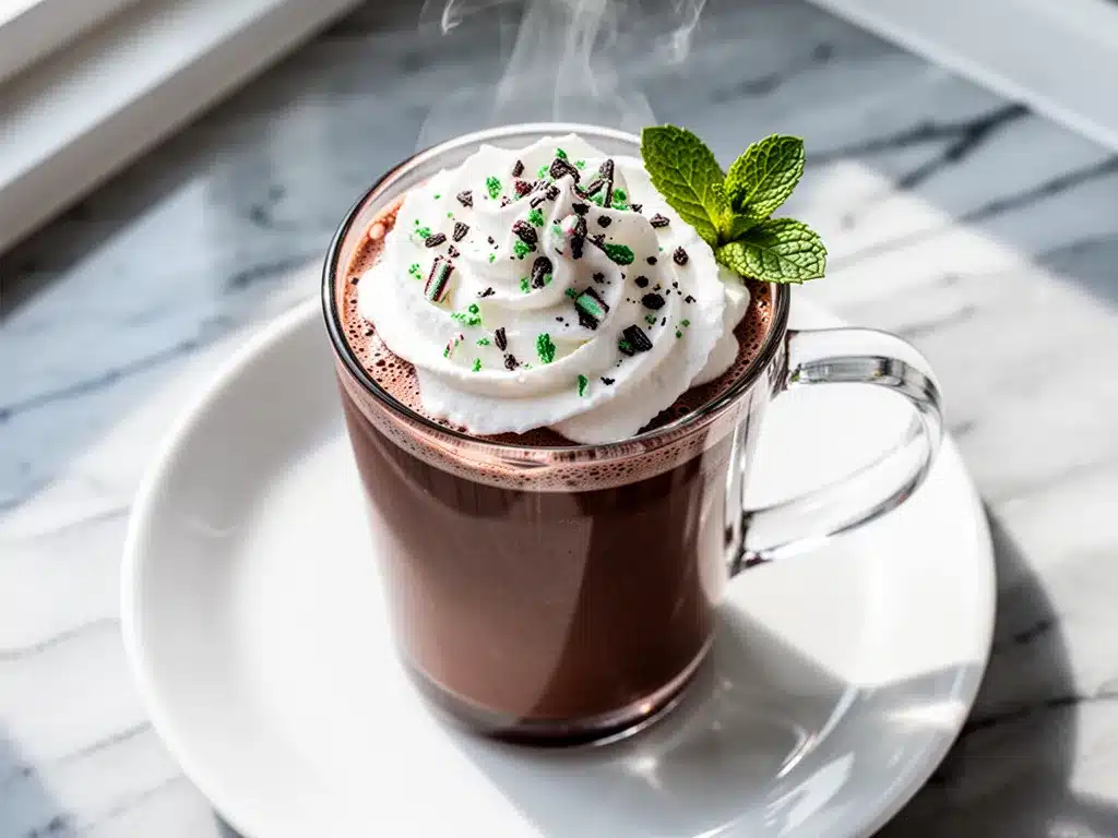 Dairy-Free Chocolate Peppermint Hot Cocoa: Easy Holiday Drink 4 dairy-free chocolate peppermint hot cocoa preparation steps