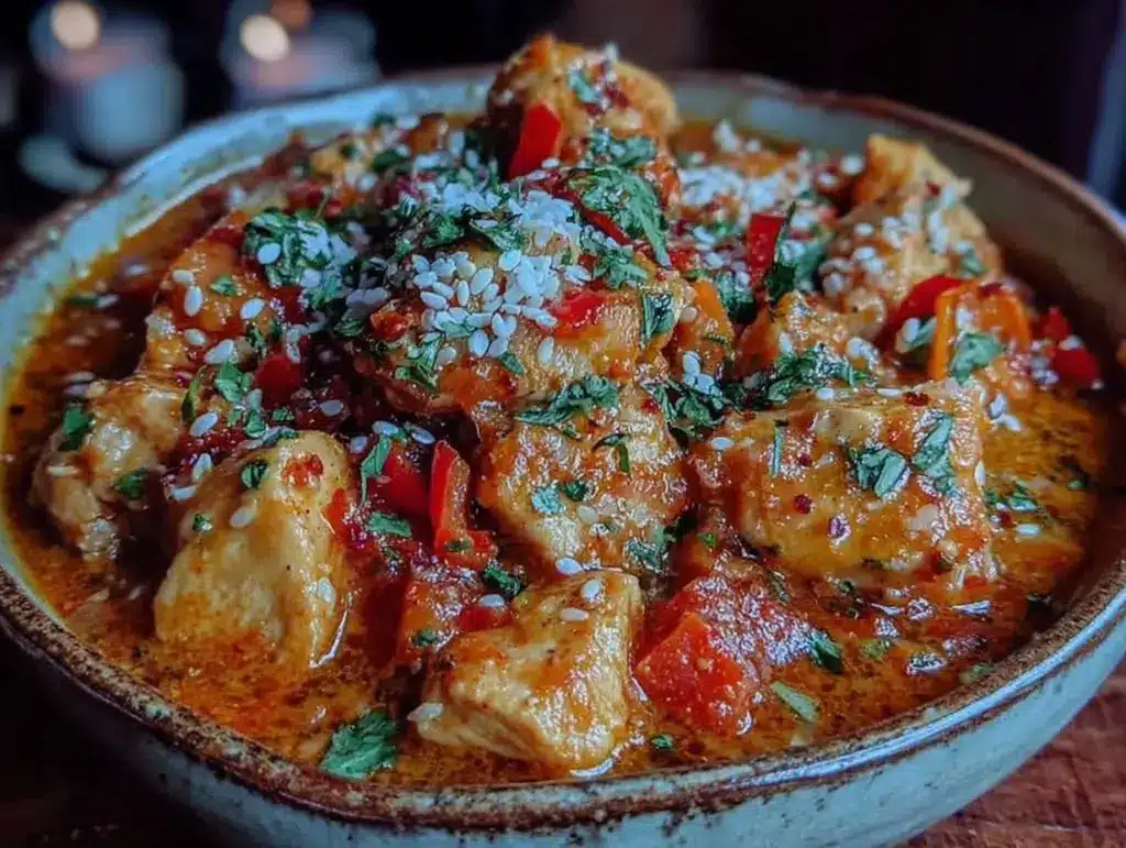 dairy-free coconut milk chicken curry - featured image