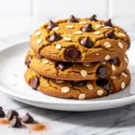 dairy-free fall pumpkin chocolate chip cookies - featured image