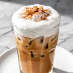 fall brown sugar cinnamon iced latte - featured image