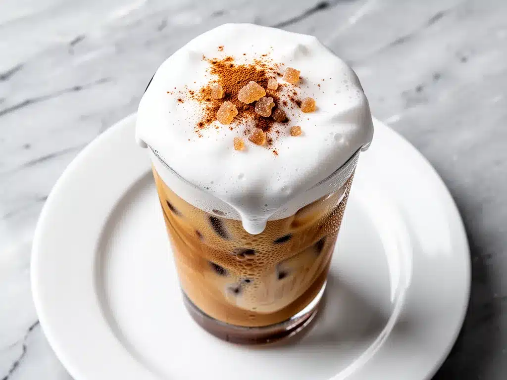 Fall Brown Sugar Cinnamon Iced Latte: 5-Min Easy Recipe 4 fall brown sugar cinnamon iced latte preparation steps