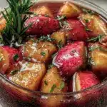 fall caramel apple cider sangria - featured image