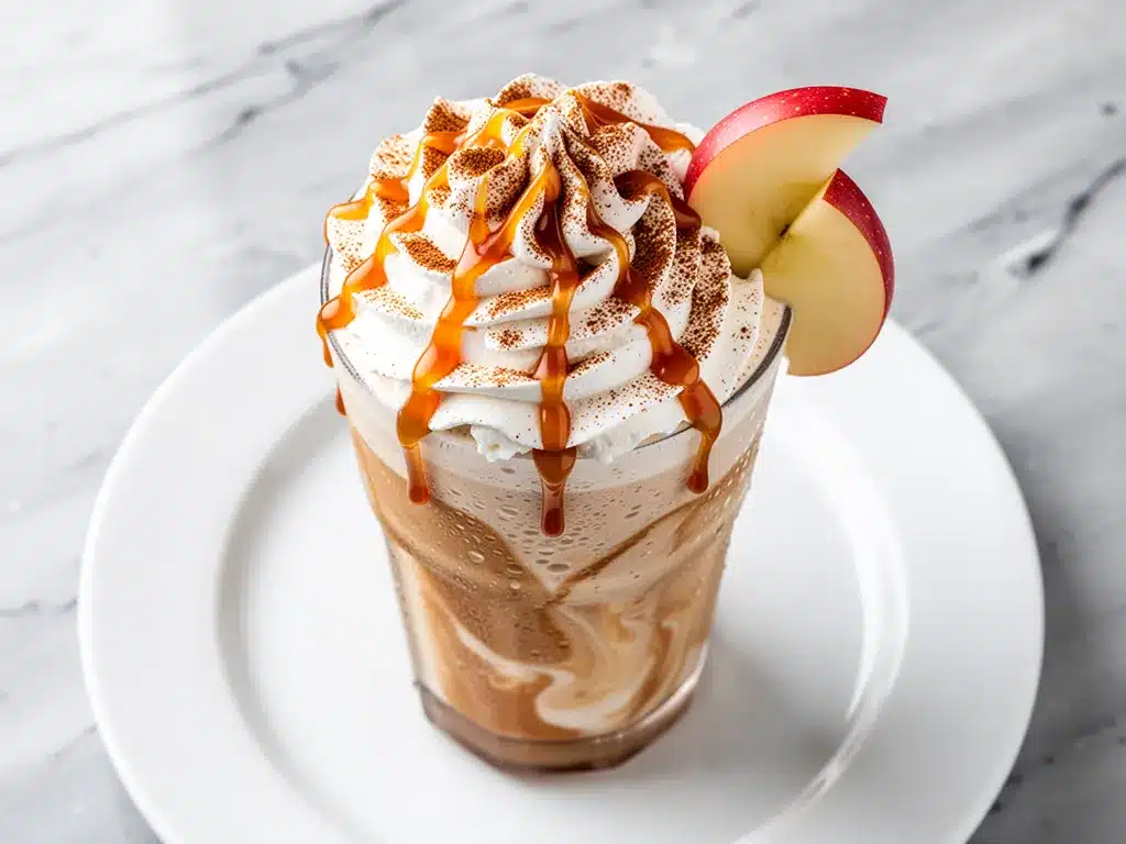 Fall Caramel Apple Milkshake: Easy Cozy Autumn Drink 4 Fall Caramel Apple Milkshake preparation steps