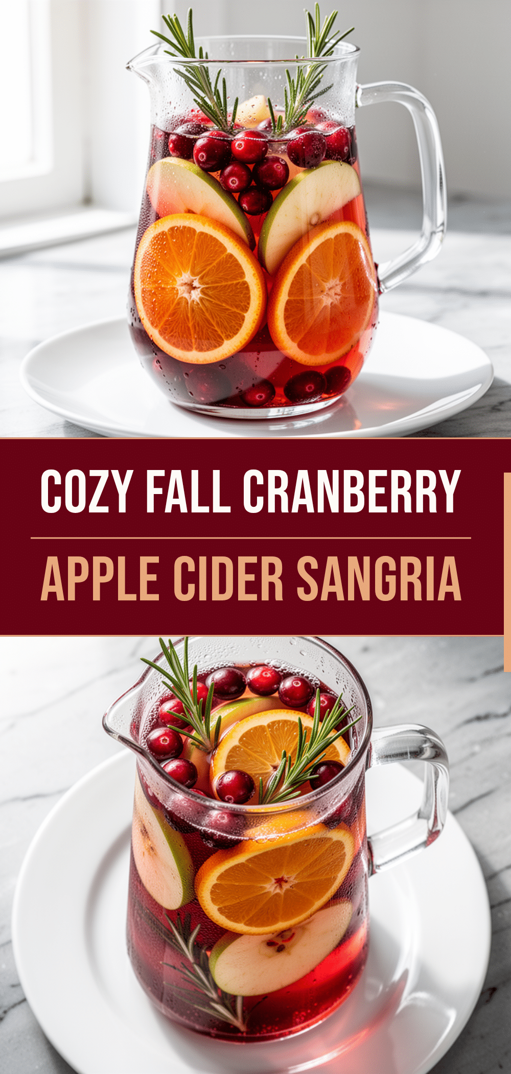 Fall Cranberry Apple Cider Sangria: 5-Ingredient Party Drink 5 fall cranberry apple cider sangria recipe