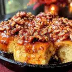 fall maple pecan sticky buns - featured image