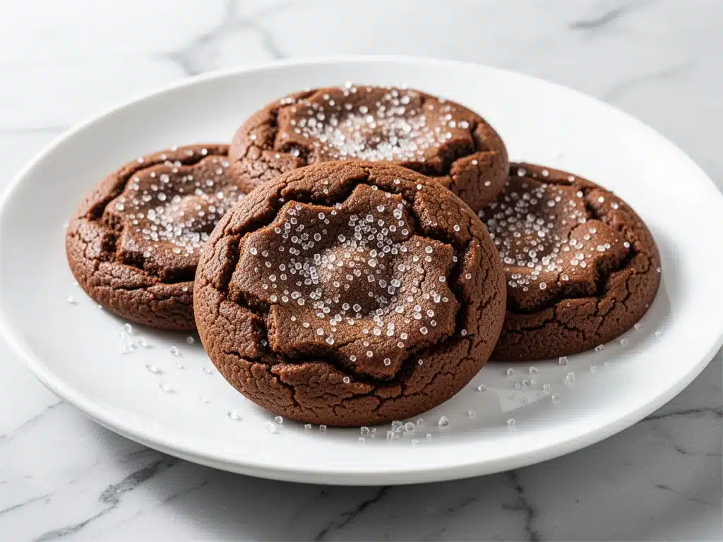 fall molasses ginger cookies - featured image