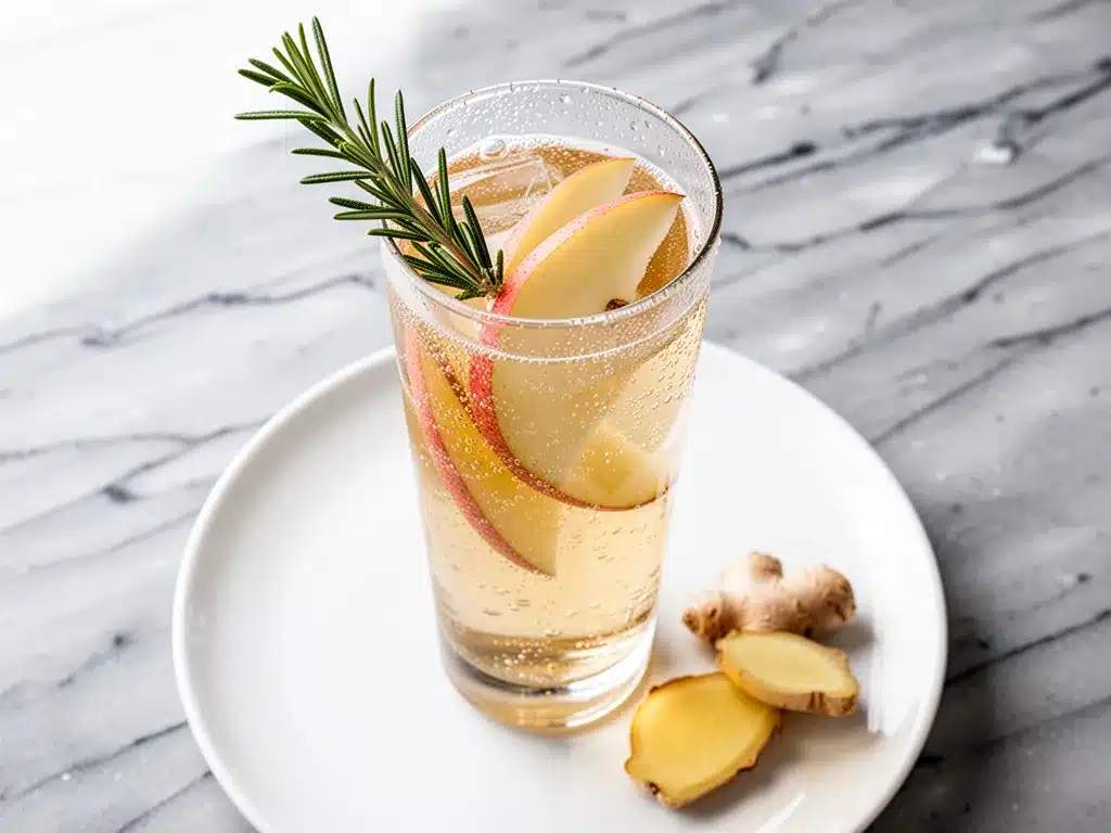Fall Pear Ginger Mocktail: 5-Min Easy Recipe 4 Fall Pear Ginger Mocktail preparation steps