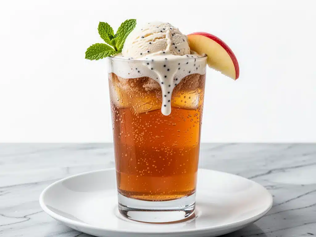 Fall Spiced Apple Cider Float - featured image