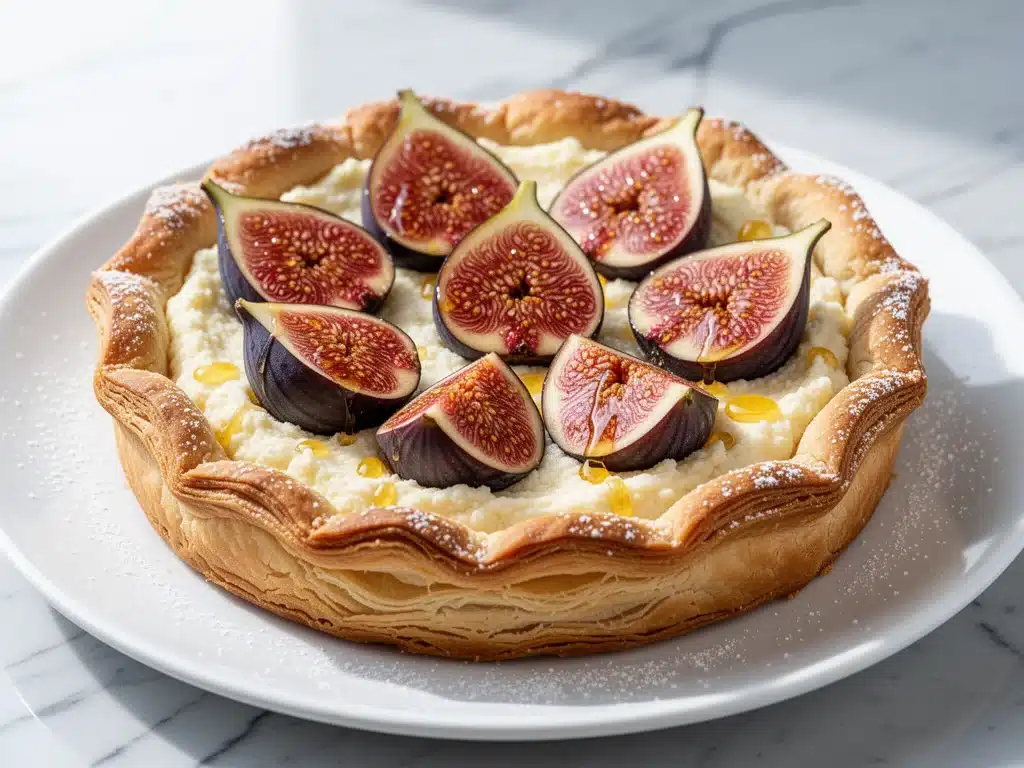 Fall Spiced Fig and Honey Ricotta Tart - featured image