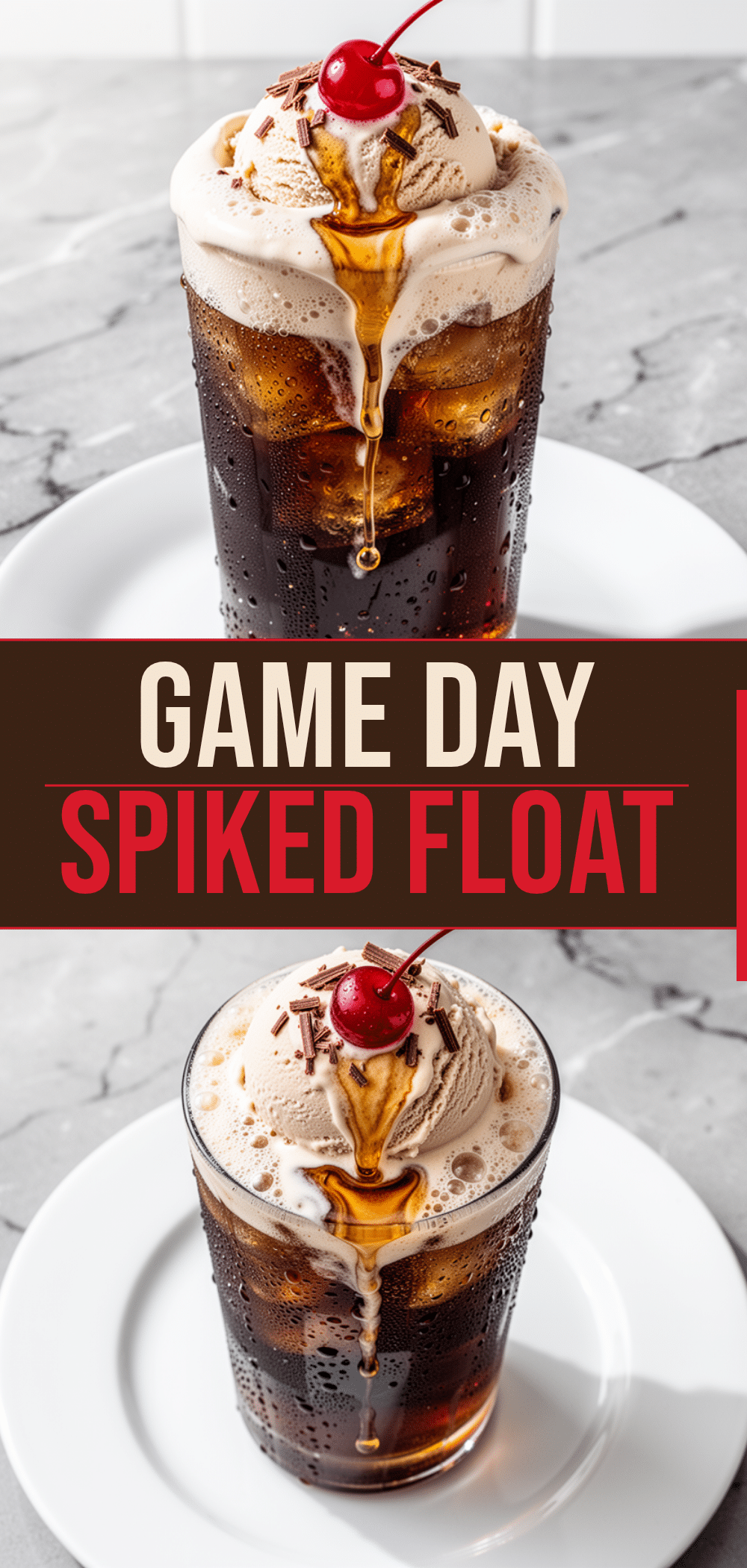 Football Game Day Spiked Root Beer Float: 5-Min Bourbon Tailgating Treat 5 Football Game Day Spiked Root Beer Float recipe