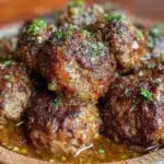 football party honey garlic meatballs - featured image