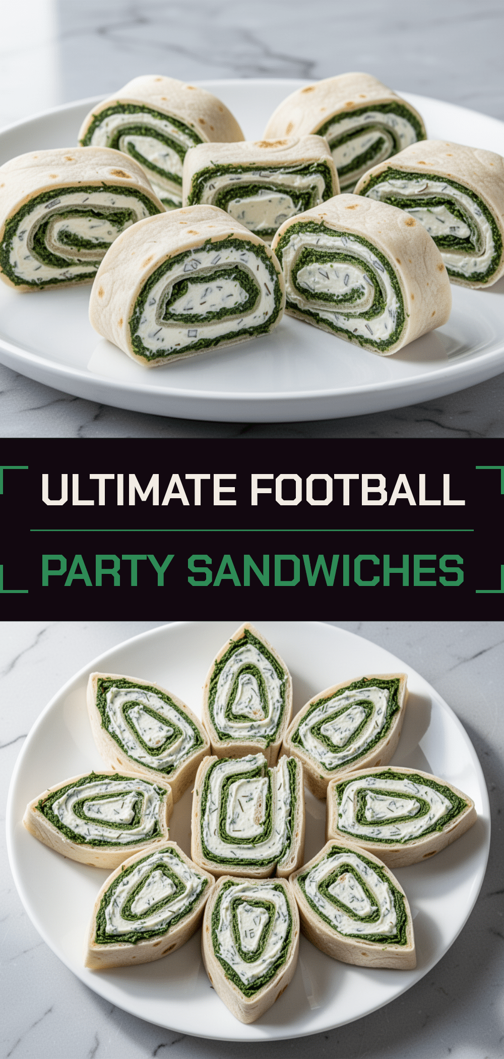 Football Party Pinwheel Sandwiches: Best Game Day Snack 5 Football Party Pinwheel Sandwiches recipe