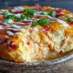 Football Tailgate Buffalo Chicken Dip - featured image
