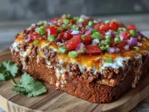 football tailgate layered taco dip - featured image