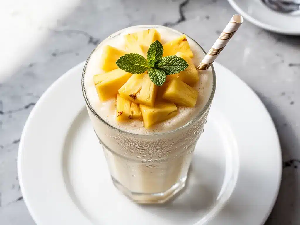 Creamy Frozen Pina Colada: Best 3-Ingredient Summer Drink 4 frozen pina colada preparation steps