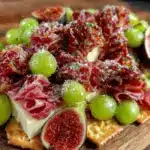garlic parmesan charcuterie board - featured image