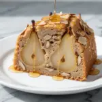 gluten-free fall pear almond cake - featured image
