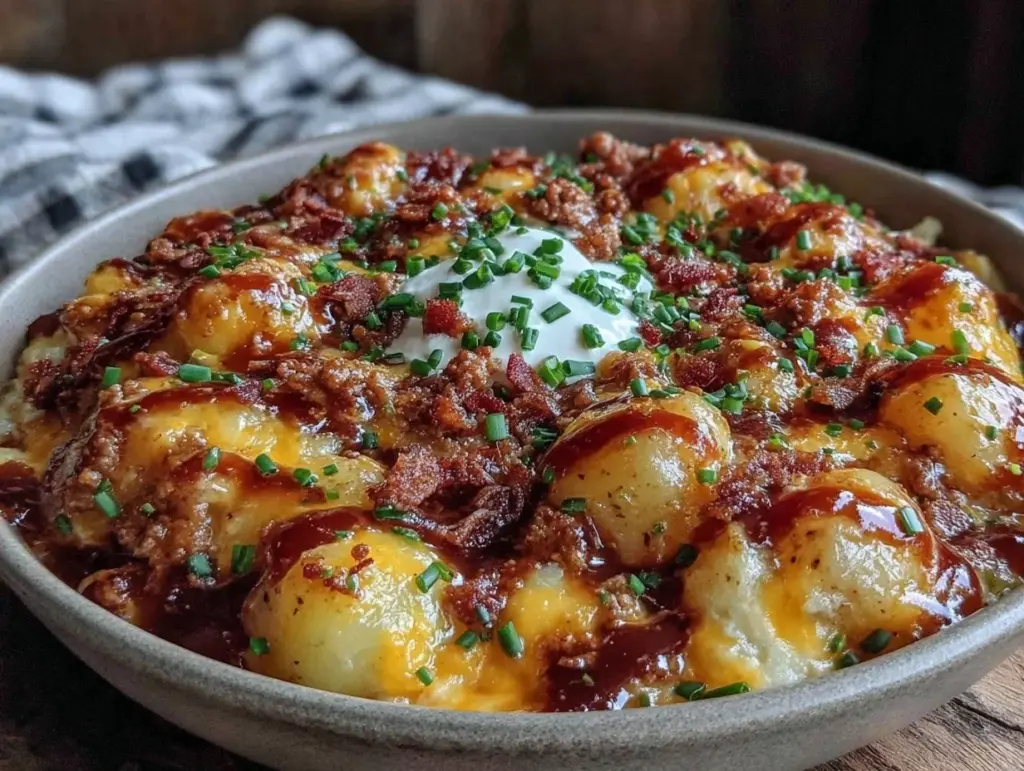 ground beef cheeseburger potato soup - featured image