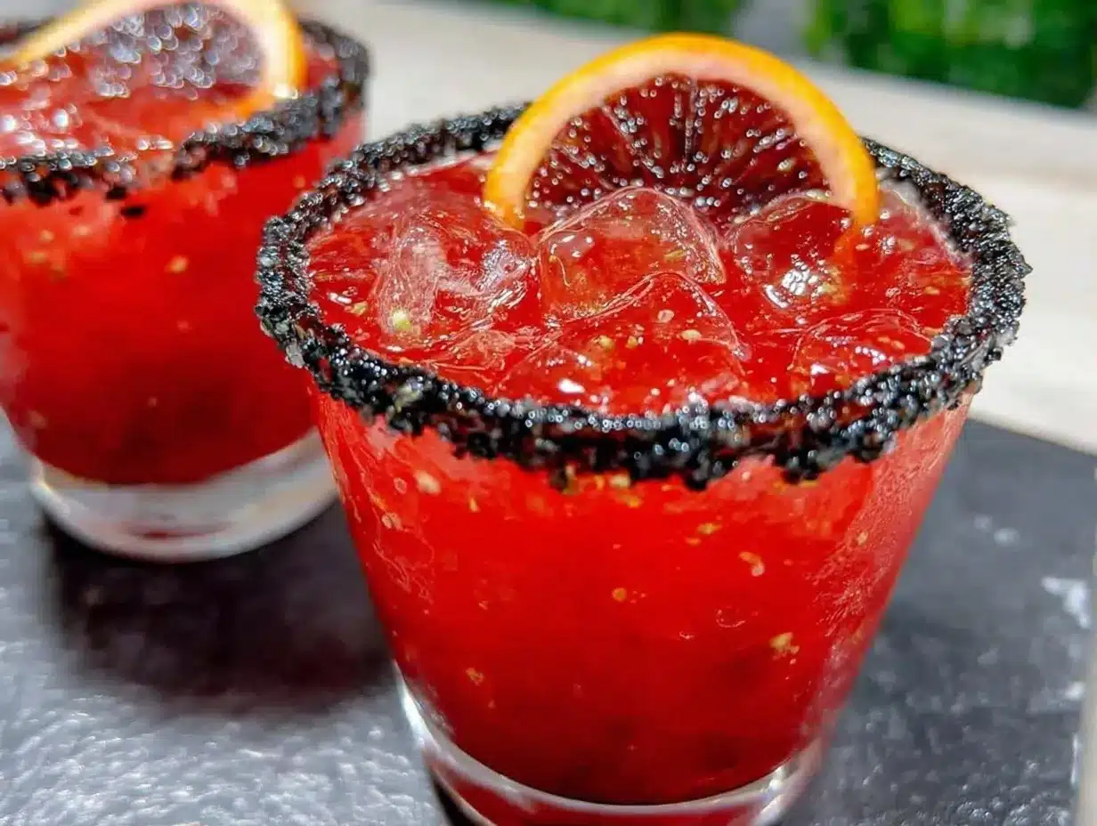 Halloween Blood Orange Margarita: Gentle Self-Care Drink 4 Halloween Blood Orange Margarita preparation steps