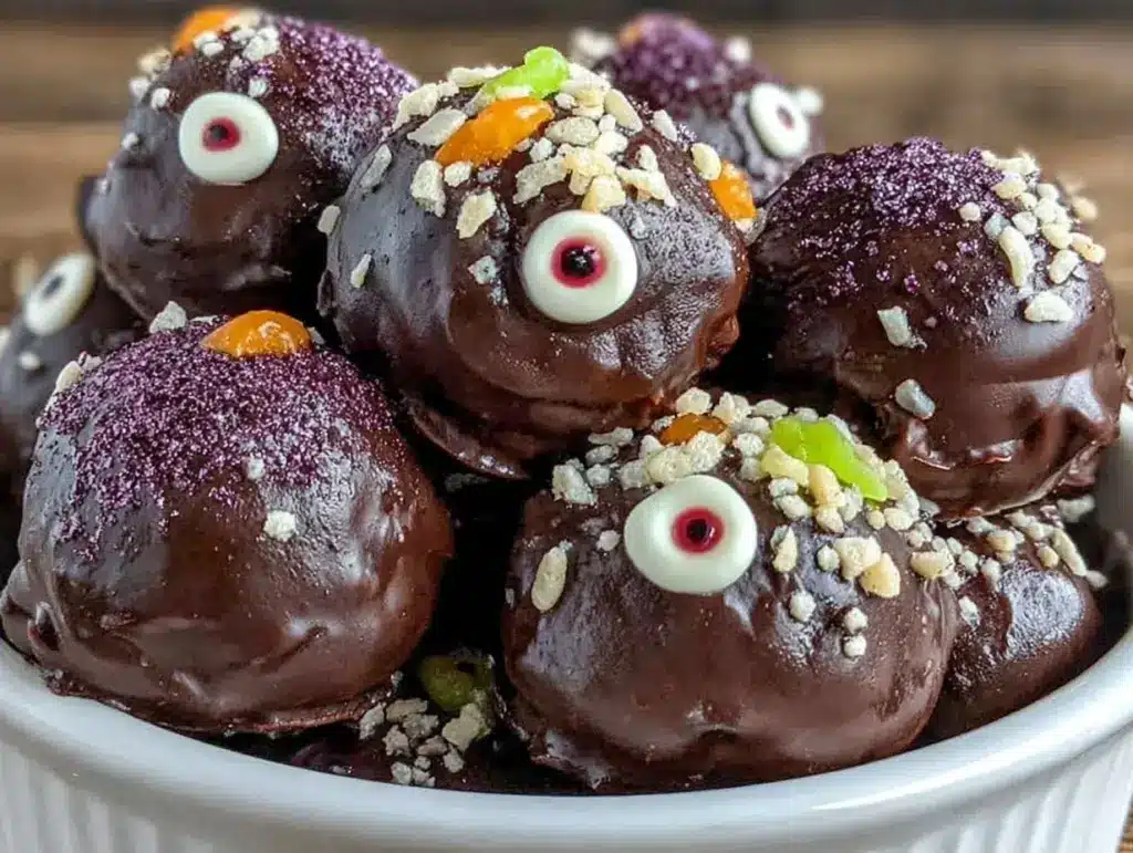 Halloween Monster Eyeball Truffles - featured image