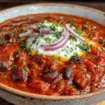 Halloween pumpkin chili - featured image