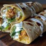 high-protein buffalo chicken wrap - featured image