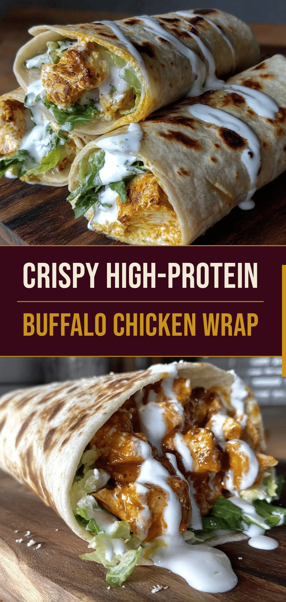 High-Protein Buffalo Chicken Wrap: 5-30 Min Greek Yogurt Ranch 5 high-protein buffalo chicken wrap recipe