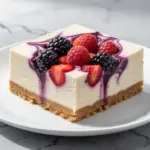 High-Protein Greek Yogurt Cheesecake Bars - featured image
