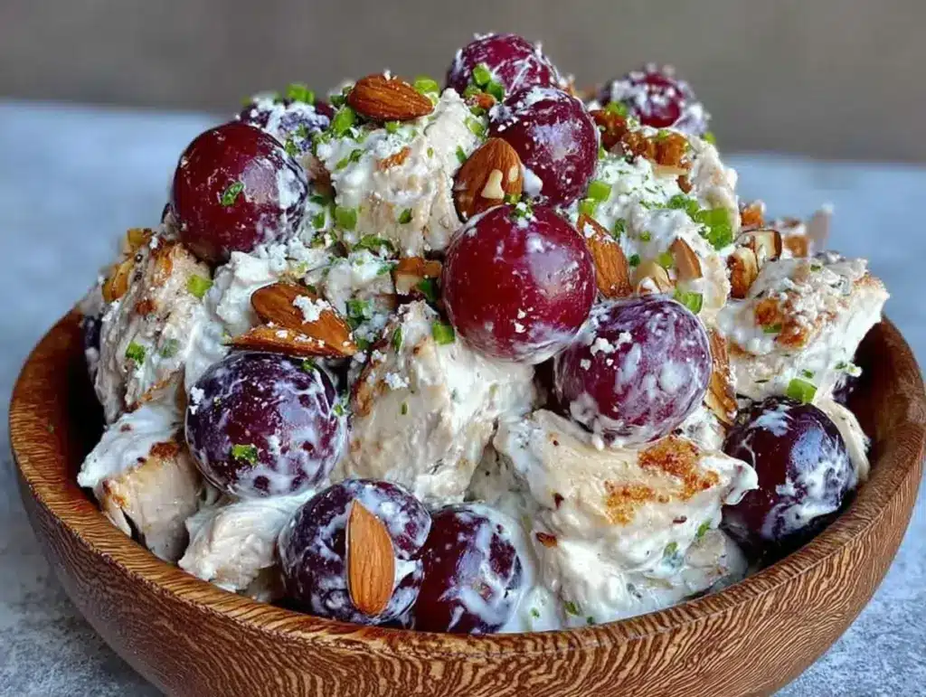 high-protein greek yogurt chicken salad - featured image