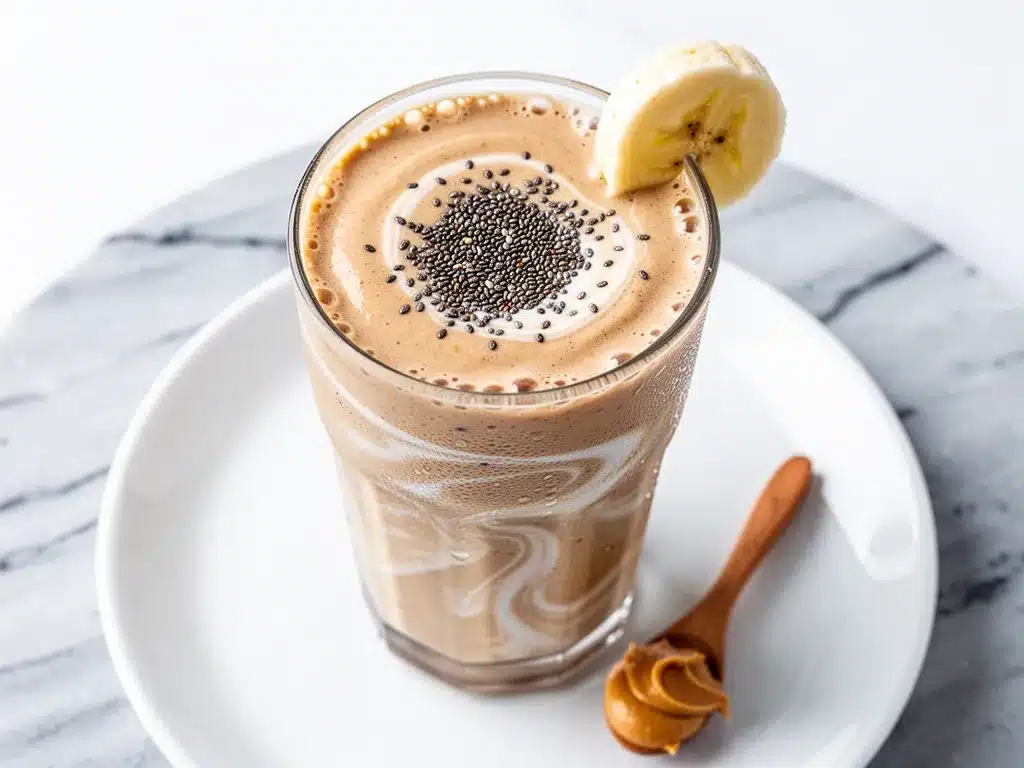 High-Protein Peanut Butter Banana Oat Smoothie: Easy 5-Minute Recipe 4 high-protein peanut butter banana oat smoothie preparation steps