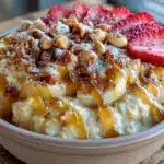 high-protein peanut butter overnight oats - featured image