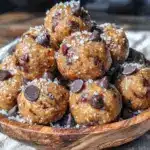 high-protein peanut butter protein balls - featured image