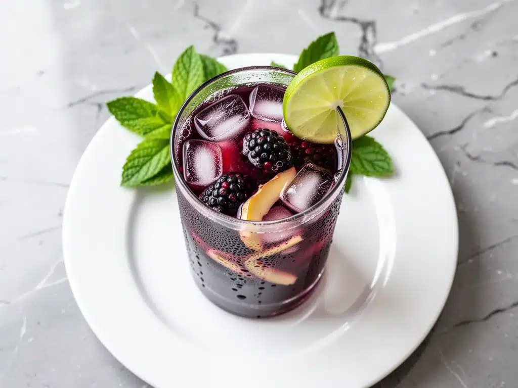 Homemade Blackberry Ginger Mocktail: 5-Min Refreshing Summer Drink 4 homemade blackberry ginger mocktail preparation steps