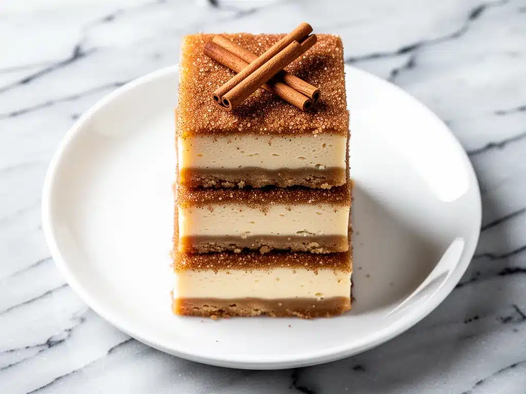 Homemade Churro Cheesecake Bars: Easy Dessert Recipe 4 Homemade Churro Cheesecake Bars preparation steps