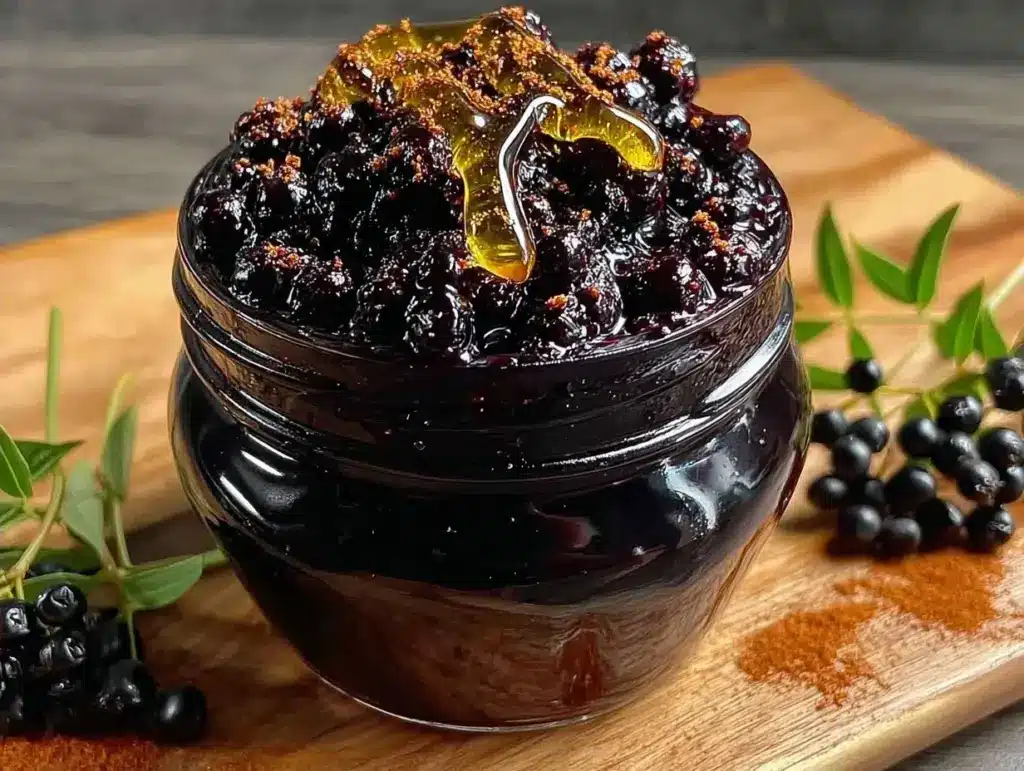 homemade elderberry syrup - featured image