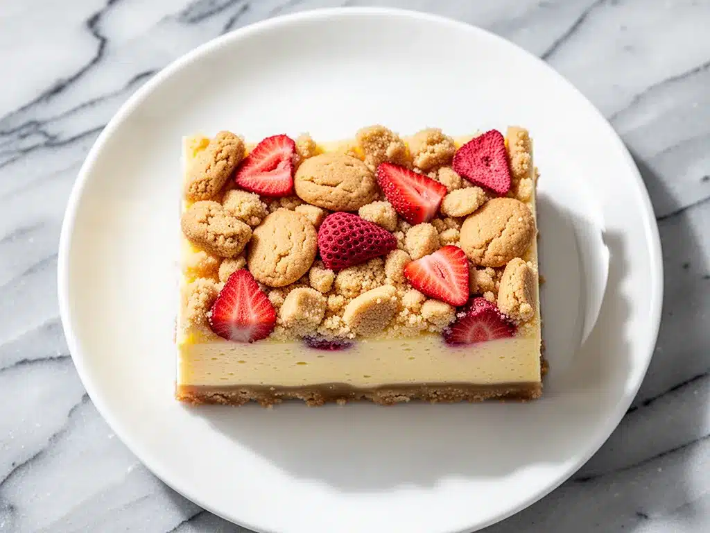 Homemade Strawberry Crunch Cheesecake Bars: Easy Better-Than-Takeout Dessert 4 Homemade Strawberry Crunch Cheesecake Bars preparation steps