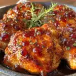 honey balsamic chicken thighs - featured image