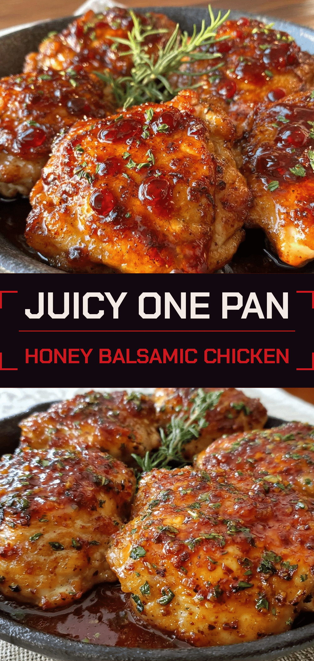 Honey Balsamic Chicken Thighs: The Easiest One-Pan Dinner 5 honey balsamic chicken thighs recipe