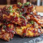 honey garlic chicken wings - featured image
